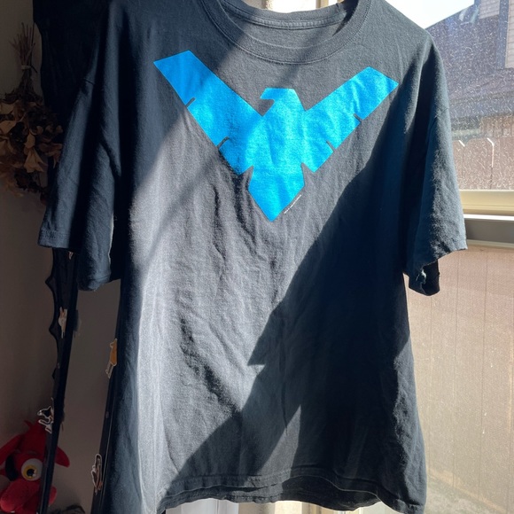 Vintage Other - Vintage 1999 Nightwing DC comics blue logo short sleeve graphic tee